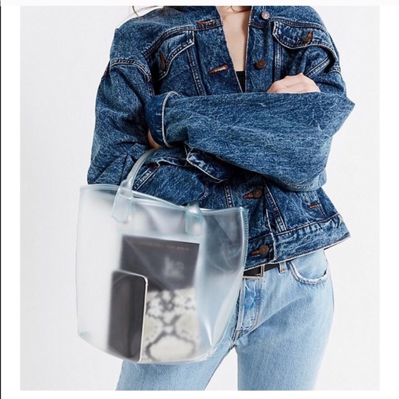 clear mini tote